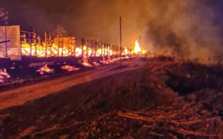 Incêndio suspende viagens de trem da Vale
