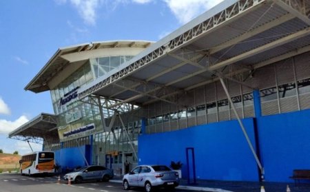 Aeroporto tem fluxo de passageiros em queda