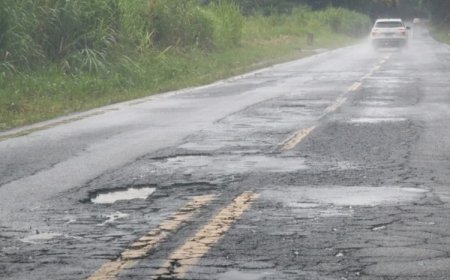 BR&267 tem 20 kms esburacados
