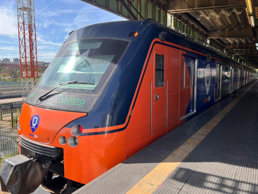 Metrô de BH terá alterações e atraso nas viagens até sexta-feira