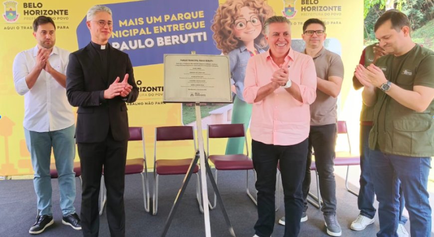 Parque Paulo Berutti é inaugurado e amplia áreas verdes abertas ao público em Belo Horizonte